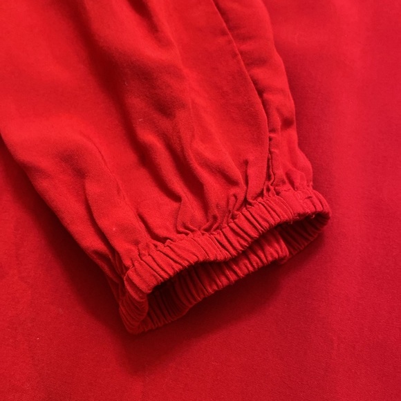 St. John’s Bay Red Retro Blouse - Picture 10 of 10